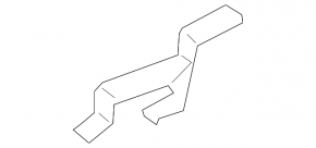 Rear right underbody protection bracket for BMW X7 G07 19-26