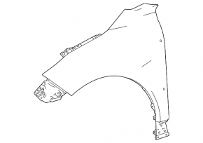 Front right wing Toyota Venza 21-