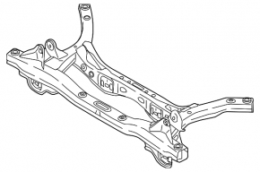 Rear subframe Hyundai Elantra 21-26