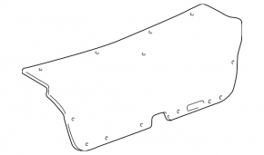 Trunk lid trim Lexus IS200 IS300 99-05