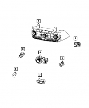 Jeep Grand Cherokee WK2 11-22 Brake Pedal Sensor
