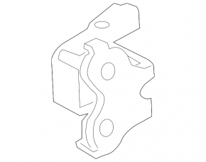Upper rear right door hinge for Lexus LX570 08-21