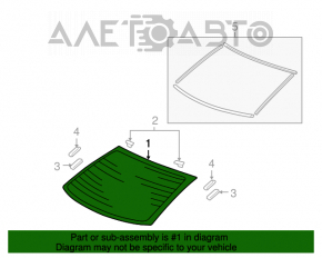 Rear window for Honda Civic 4D 06-09