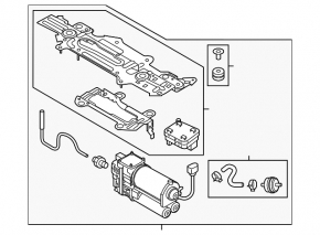 Air Suspension Compressor Audi Q5 80A 18-24