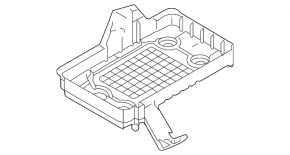 Mitsubishi Outlander 22-25 battery tray