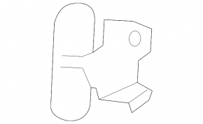 Upper rear right door hinge Infiniti QX30 17-19