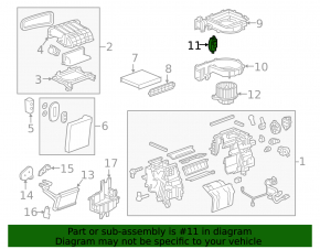 Heater resistor Chevrolet Bolt EUV 22-23