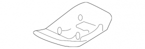 Ceiling trim under the belt Nissan Murano z52 15- gray, scratch