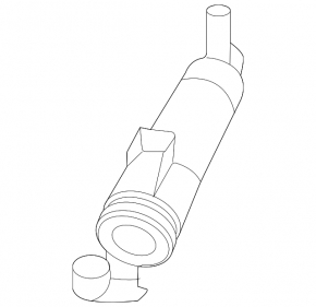Left headlight washer nozzle Audi A4 B9 17-25