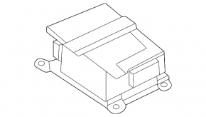 SRS airbag module, airbag computer, Nissan Murano 25-26