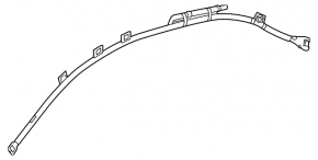 Airbag airbag side curtain right Mercedes W213 E 17-23