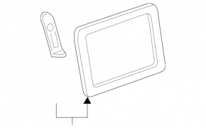 Monitor, display, navigation Mercedes CLA 14-19