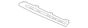 Grill molding upper left Mercedes GLC 300/350e/43 16-19 chrome