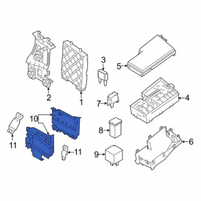 Distribution plate battery Ford Focus mk3 11-18