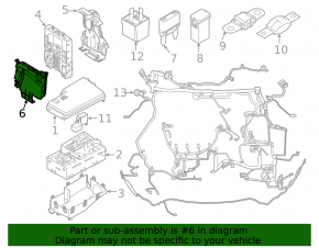 Distribution plate battery Ford Focus mk3 11-18