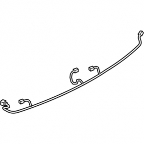 Wiring rear bumper Ford Focus mk3 15-18 rest, 4d, for 4 parking sensors, without keyless