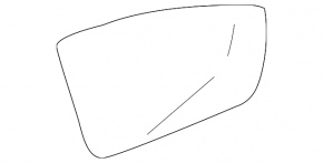 Left aspherical mirror element for Ford Ecosport 18-22