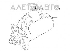 Starter VW Jetta 11-14 USA TDI