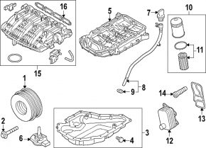 Oil Filter Housing Cover for Audi Q5 80A 21-24 MHEV