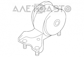 Front engine mount for manual transmission Suzuki Kizashi 10-15