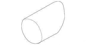 Exhaust tip right BMW X5 E70 07-13
