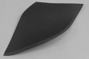 Center console trim front left Jeep Cherokee KL 14-18 black, scratch