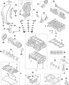Oil pressure regulator Hyundai Santa Fe 24-25