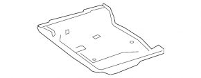 Mercedes GLA 14-20 trunk trough