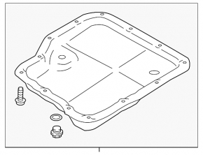 Automatic transmission pan Subaru Outback 15-19 CVT