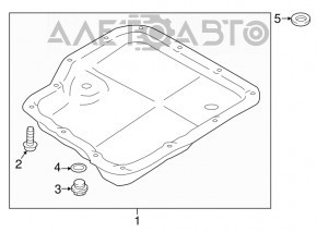 Subaru Legacy 15-17 automatic transmission pan