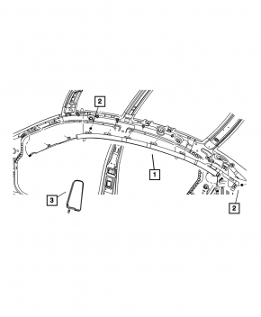 Airbag front right seat Chrysler 200 11-14
