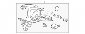 Parking brake lever Acura ILX 13-15 prerest