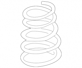 Rear left spring Toyota Solara 2.4 04-06