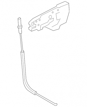 Front right door handle mechanism Audi Q7 16- keyless