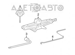 Spare Wheel Mount Lexus IS 14-24