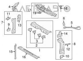The lower TV bar for Toyota Prius 50 16-18 is rusty