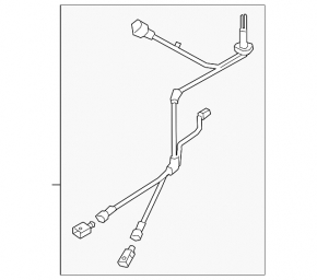Front right ABS sensor wire for VW Tiguan 18-24