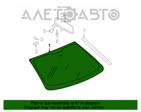Windshield Chrysler 200 11-14
