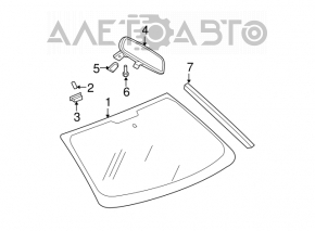 Windshield Chrysler 200 11-14