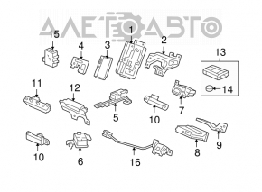 Acura ILX 13-keyless antenna