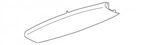 Upper Trunk Door Trim Chevrolet Equinox 18-21 Black