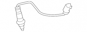 Lambda probe right first Lexus IS250 14-18