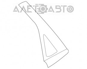 Door trim side rear left Ford Focus usa 08-11 rear structure