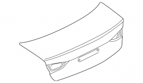 Audi A3 8V 15-20 4D Trunk Lid