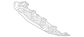 Front bumper protection Mercedes W246 B250e 16-17