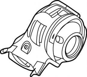 Three-way catalytic converter Infiniti QX50 19- without studs