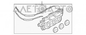 Climate control control Mazda 3 14-16 BM dorest manual
