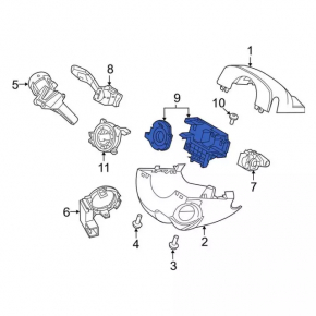 Steering Angle Sensor Ford Focus mk3 11-18 prerest