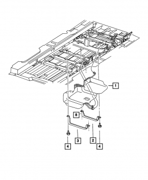 Brake Pedal Dodge Grand Caravan 11-20