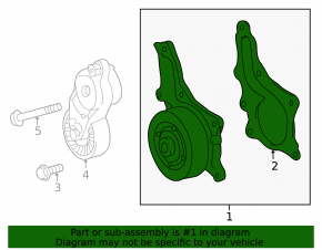Water pump Toyota RAV4 09-12 2.5